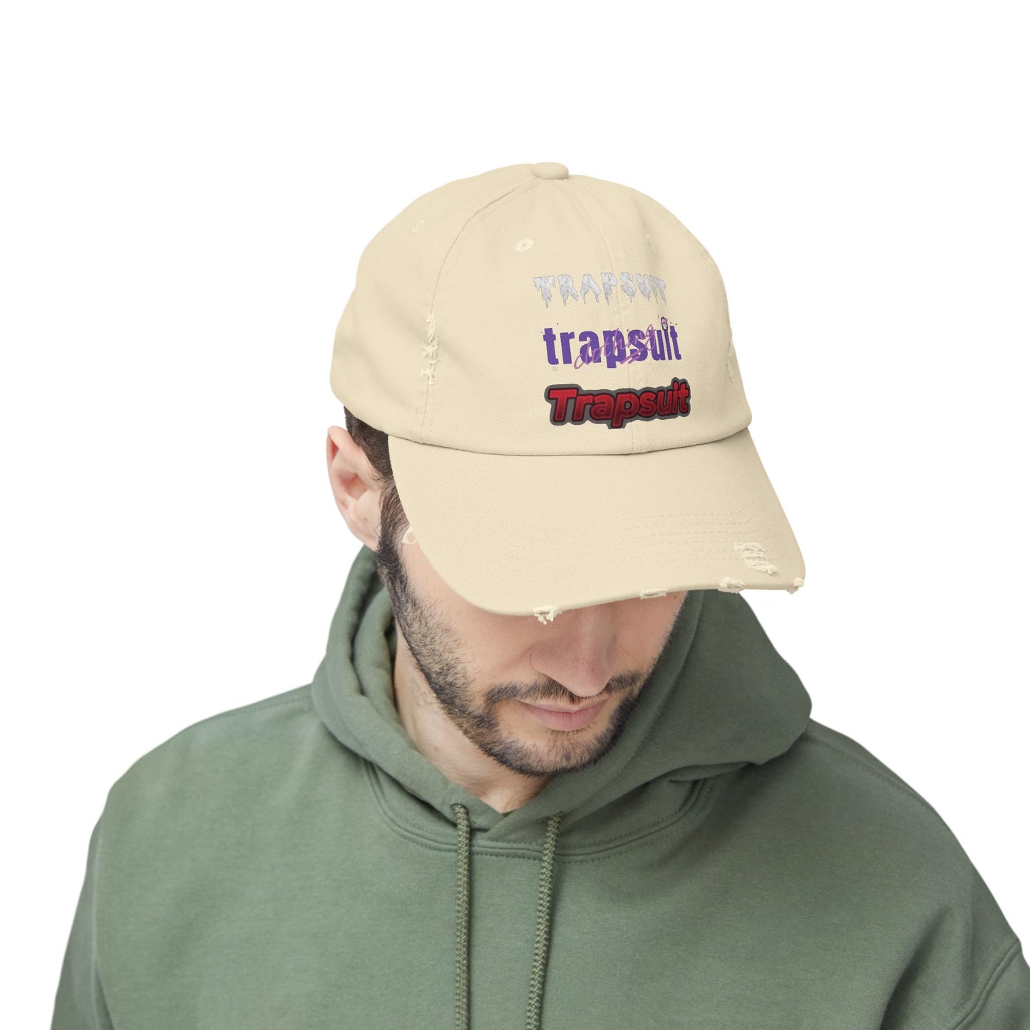 Unisex Distressed TrapSuit Cap TSC1