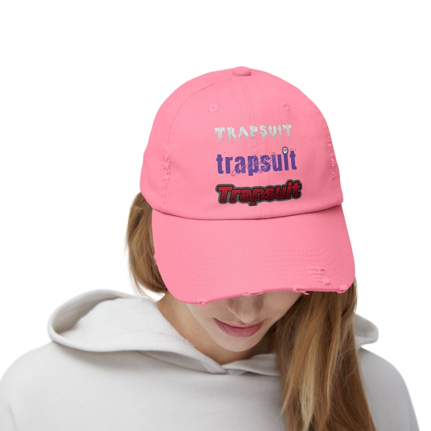 Unisex Distressed TrapSuit Cap TSC1