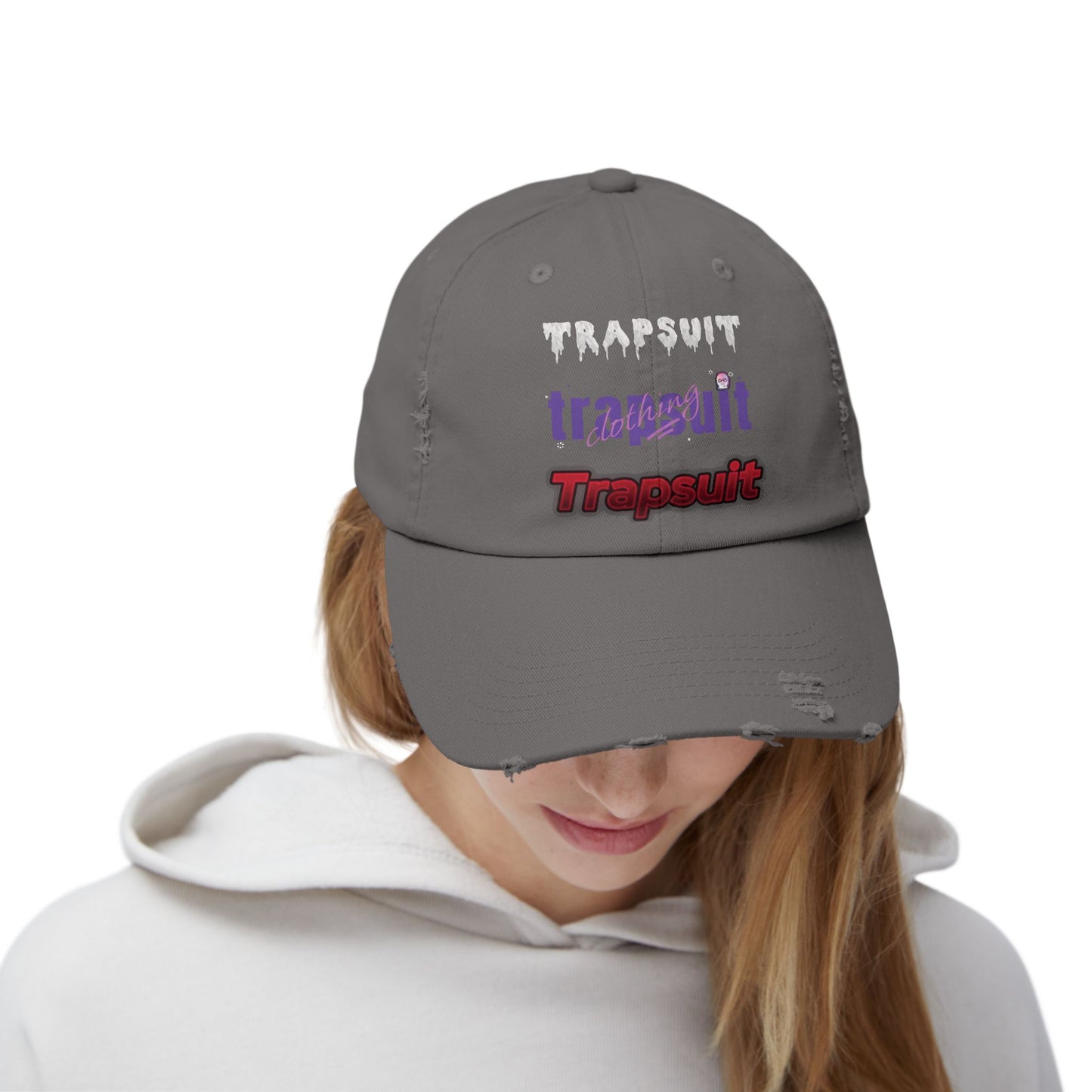 Unisex Distressed TrapSuit Cap TSC1