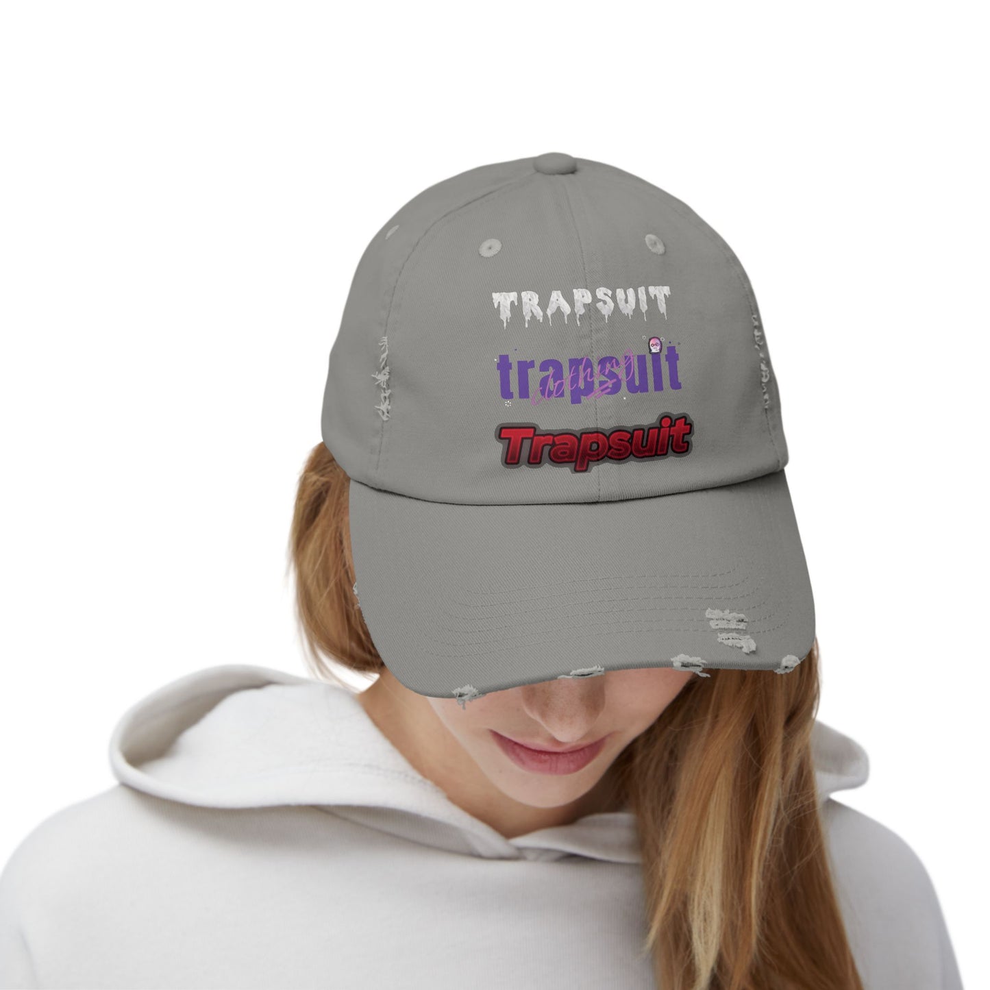 Unisex Distressed TrapSuit Cap TSC1