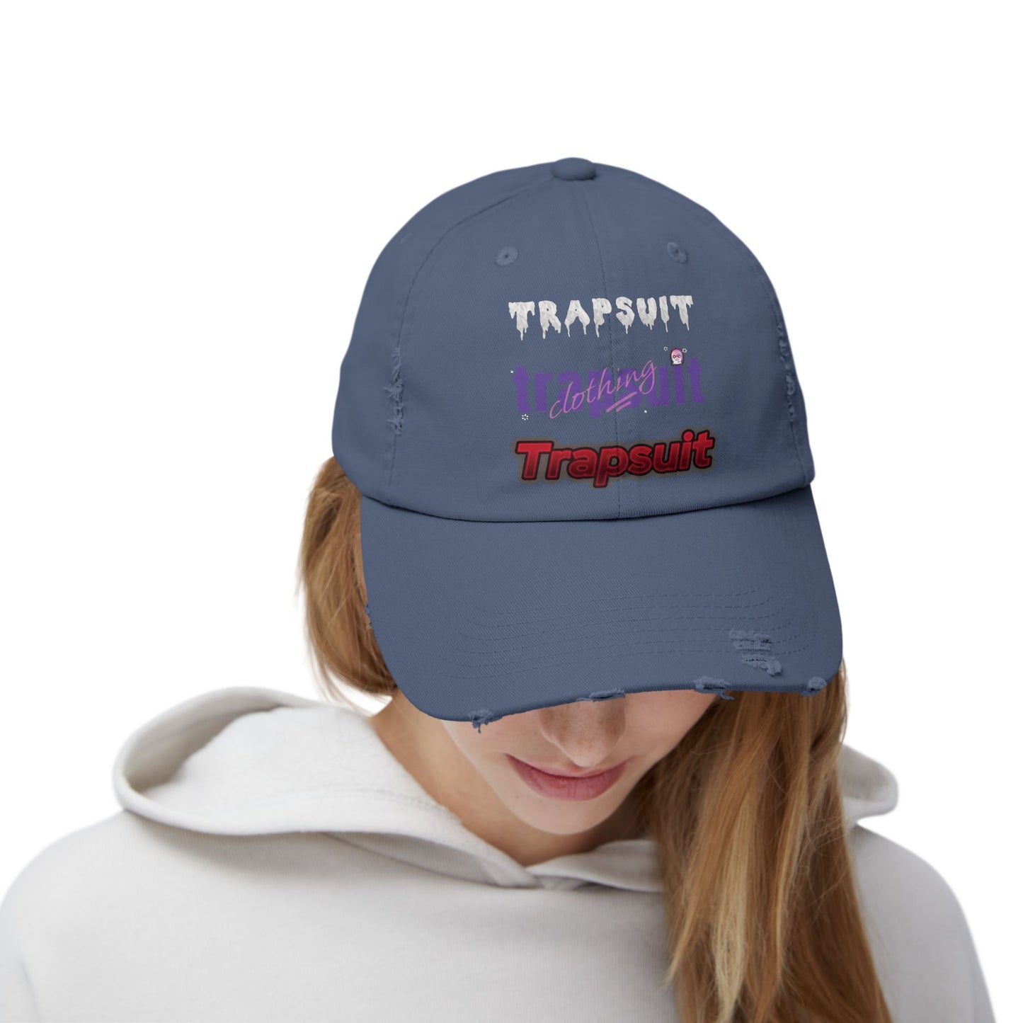 Unisex Distressed TrapSuit Cap TSC1