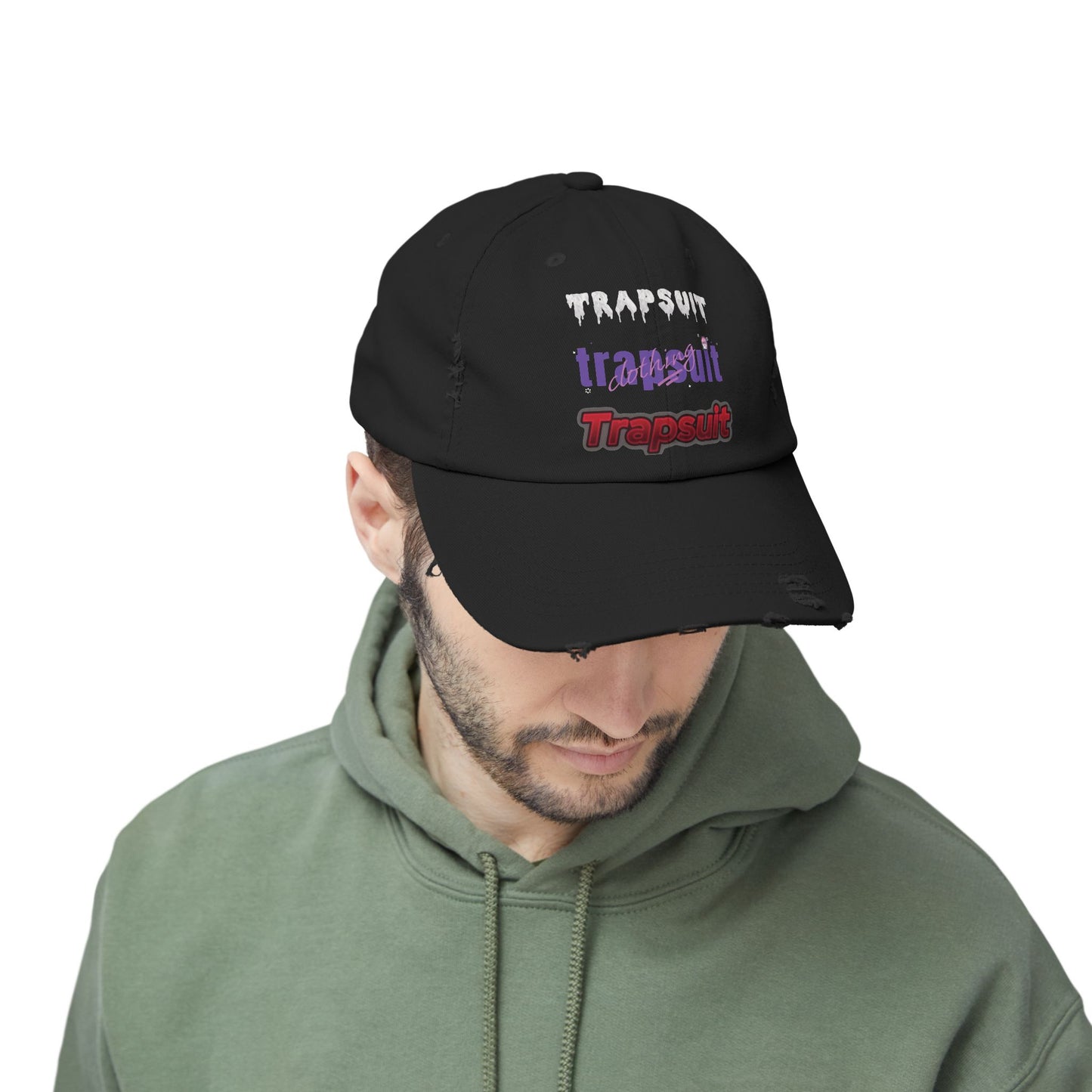 Unisex Distressed TrapSuit Cap TSC1