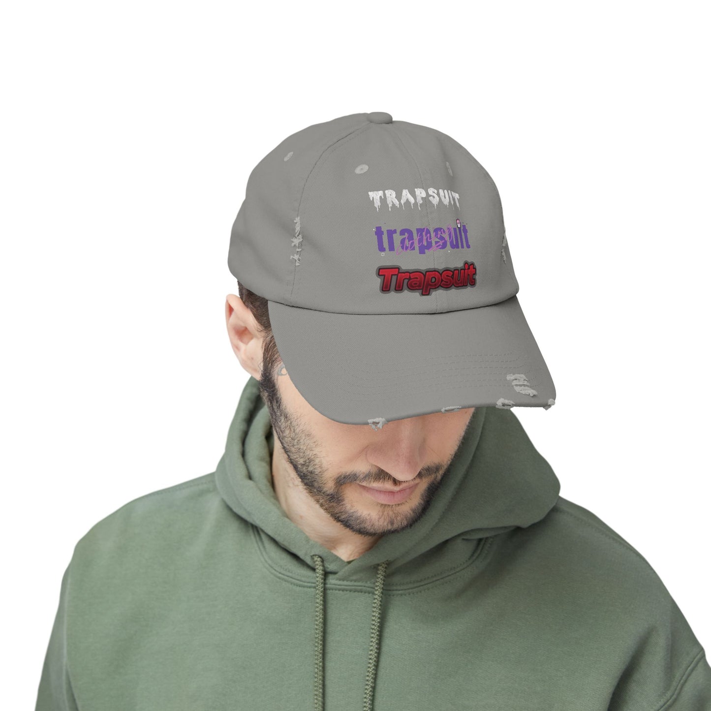 Unisex Distressed TrapSuit Cap TSC1